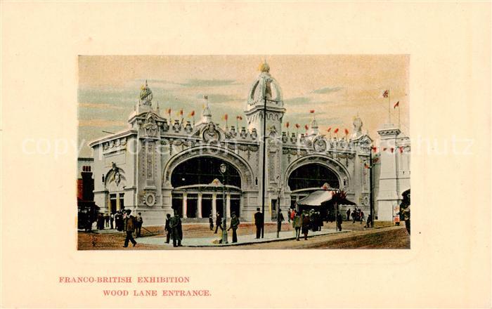 Exposition London UK Franco British Wood Lane Entrance