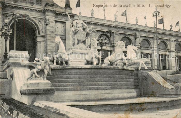 Exposition Bruxelles 1910 Le Quadrige