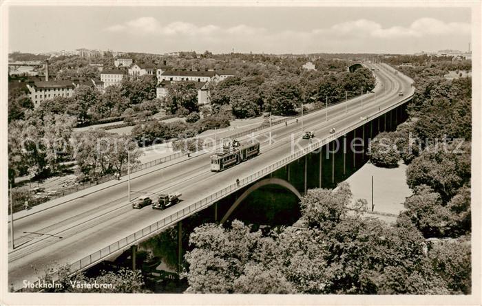 Strassenbahn Tramway Stockholm Vaesterbron
