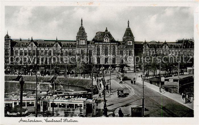 Strassenbahn Tramway-- Amsterdam Centraal Station