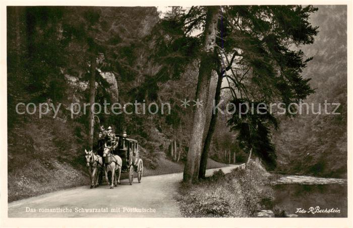 Postkutsche Schwarzatal Foto R.Bechstein