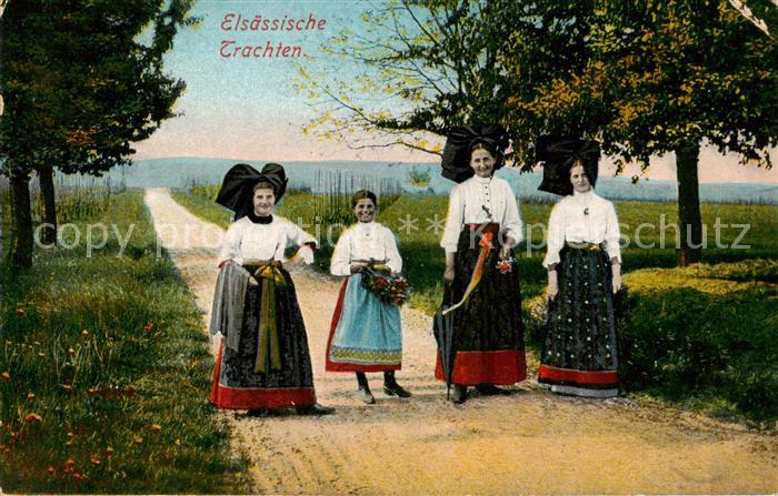 Trachten Frankreich Elsässische Trachten