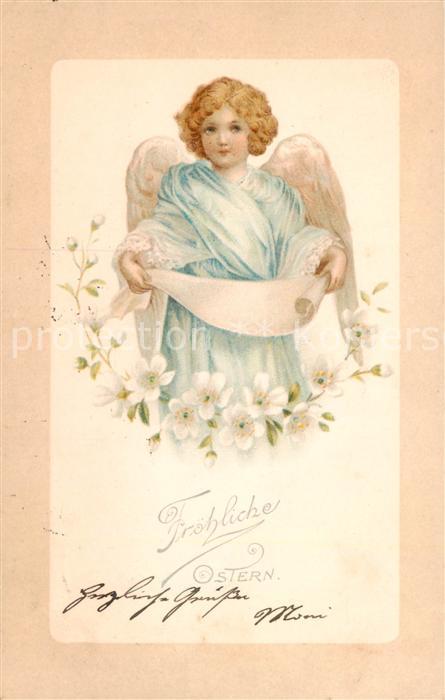 Engel Ostern Litho