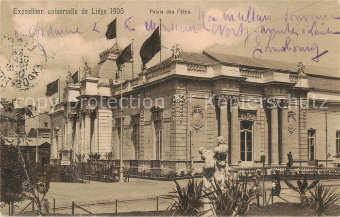 Exposition Universelle Liege 1905 Palais des Fetes