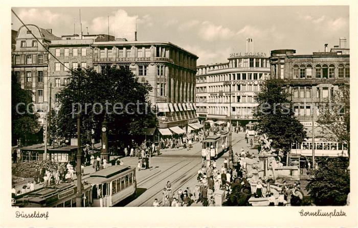 Strassenbahn Tramway-- Duesseldorf Carneliusplatz