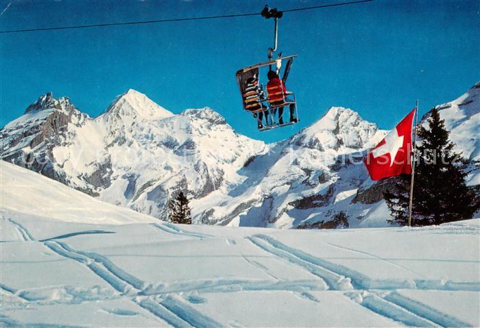 Sessellift Chairlift Telesiege Kandersteg oestereich Fruendenhorn