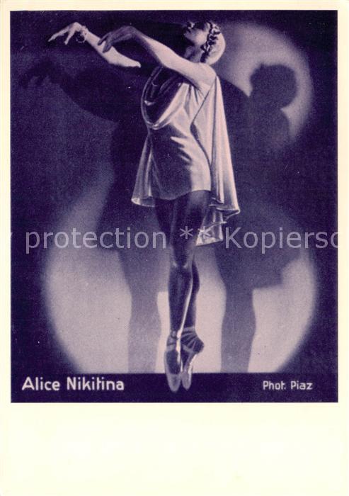 Tanz Taenzer Alice Nikitina