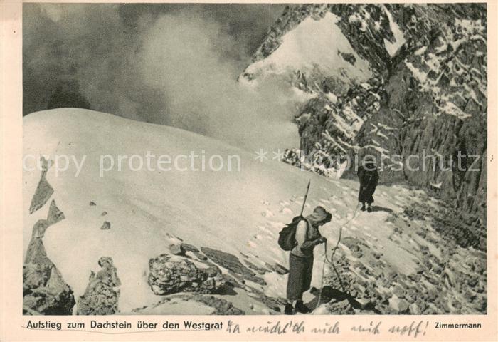 Bergsteigen Klettern Dachstein Westgrat