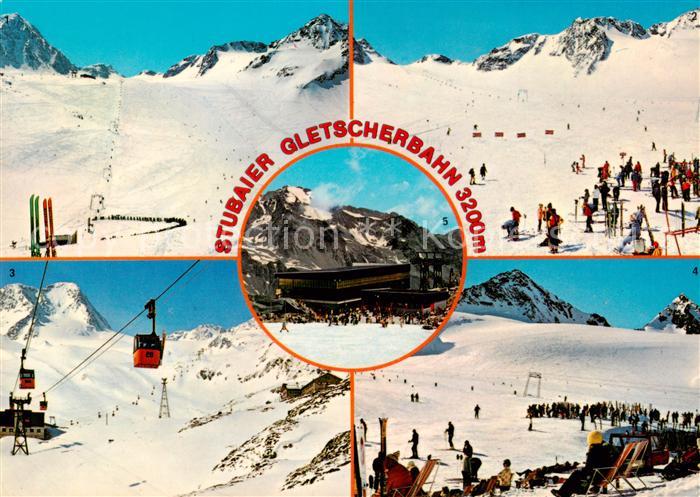 Seilbahn Cable-Car Telepherique Stubaier Gletscherbahn