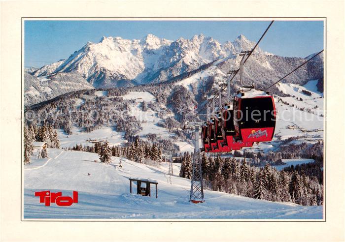 Seilbahn Cable-Car Telepherique Fieberbrunn Tirol