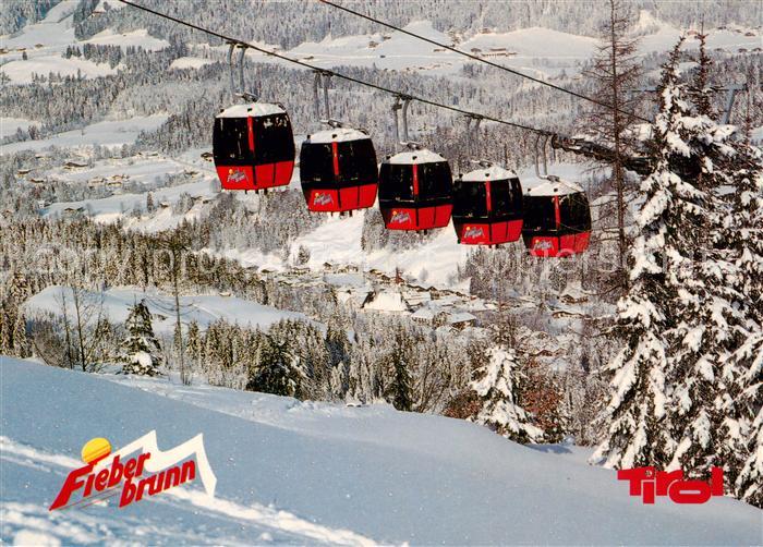 Seilbahn Cable-Car Telepherique Fieberbrunn Tirol