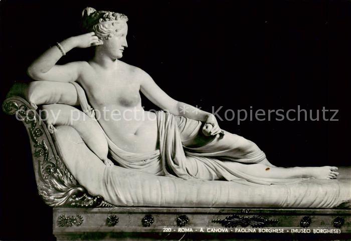 Skulpturen Roma ACanova Paolina Borghese