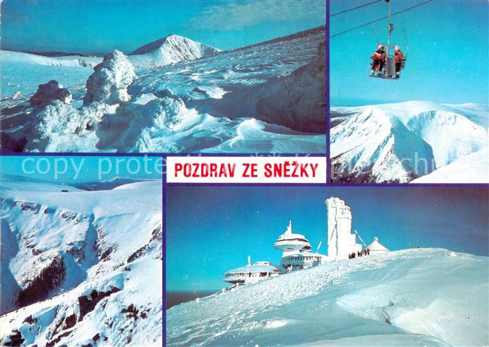 Sessellift Chairlift Telesiege Krkonose Snezky
