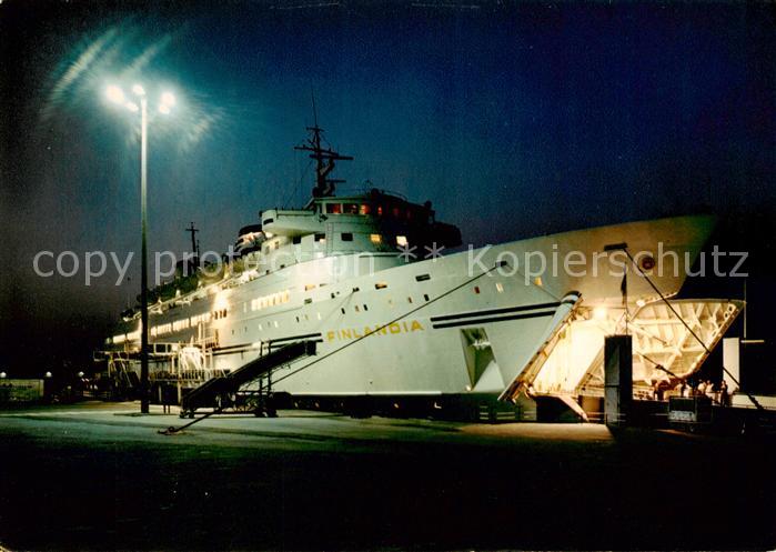 Dampfer Oceanliner M.S. FINLANDIA Travemünde