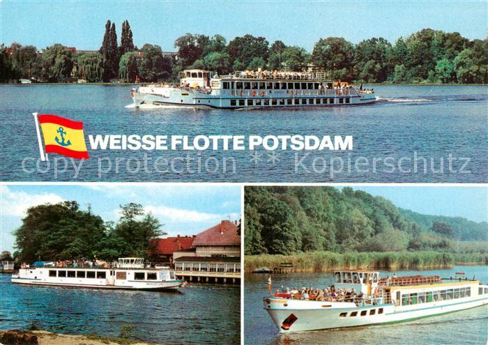 Dampfer Binnenschifffahrt Weisse Flotte Potsdam