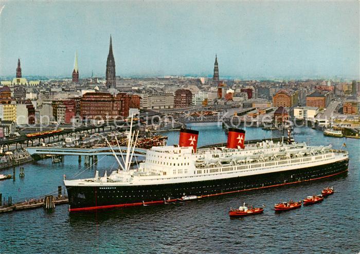 Dampfer Oceanliner Hanseatic Hamburg-Atlantik Linie