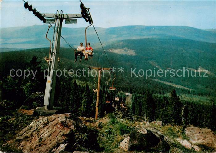 Sessellift Chairlift Telesiege Arber Bayerischer Wald
