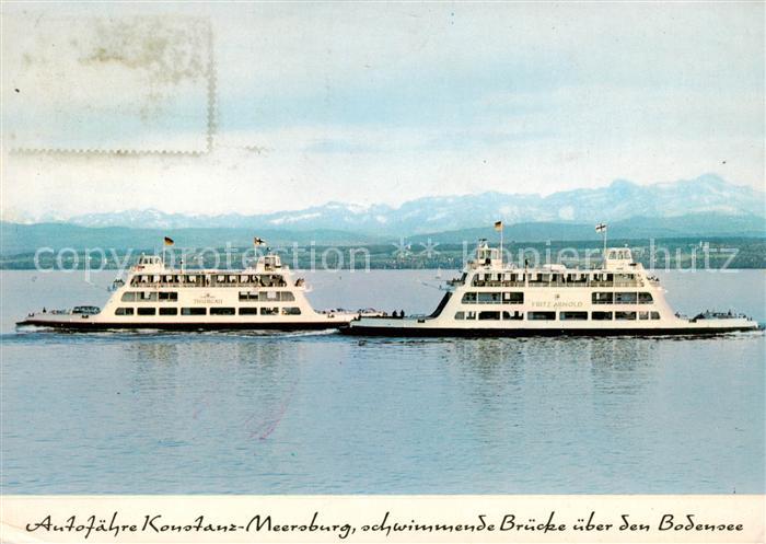 Dampfer Binnenschifffahrt Thurgau Fritz Arnold Konstanz Meersburg