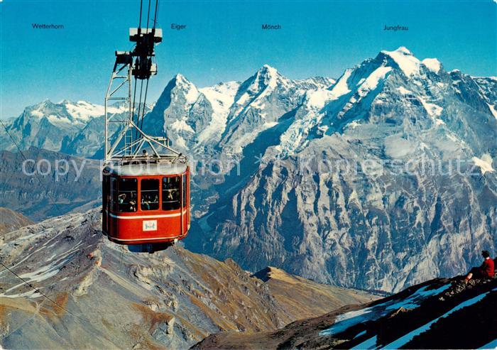 Seilbahn Cable-Car Telepherique Schlithornbahn