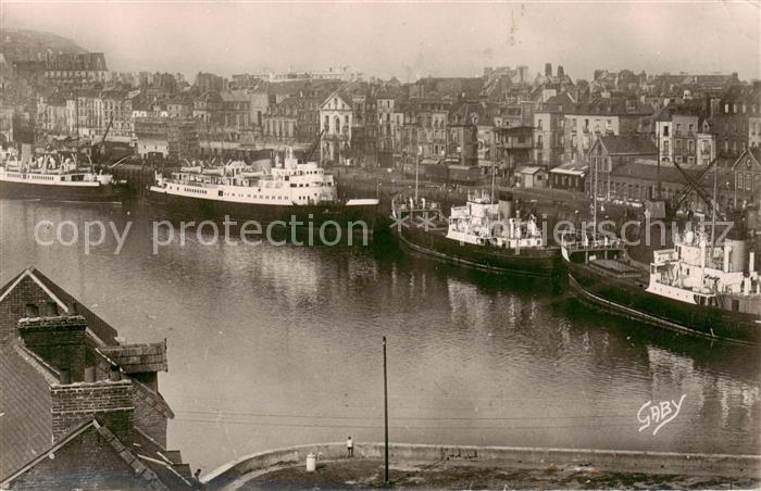 Dieppe 76 Le Quci Henry 4 et la Gare Maritime