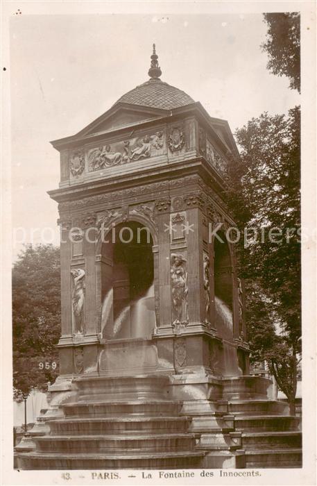 Paris 75 La Fontaine des Innocents