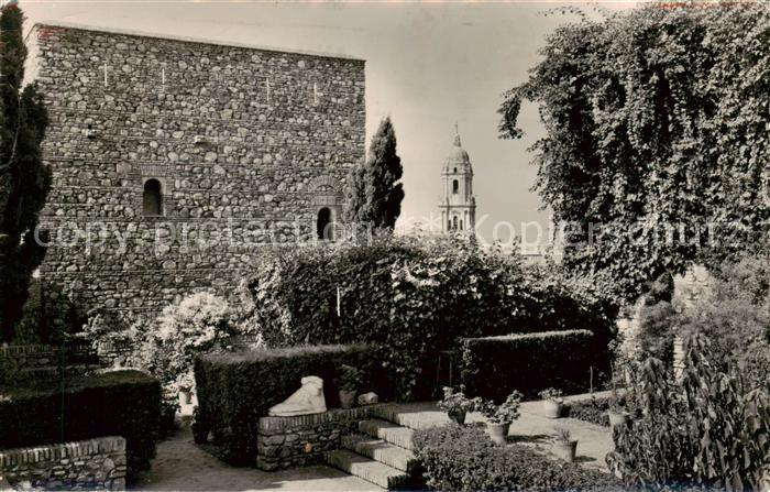 Malaga Andalucia Alcazaba Gaerten