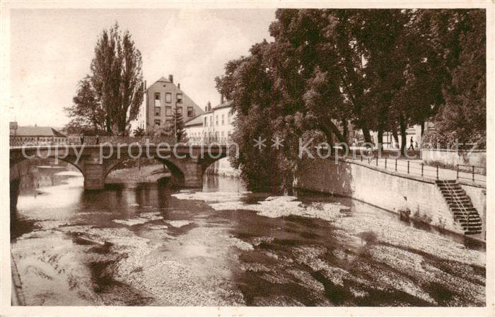 Sarrebourg Saarburg Lothringen Sarre fleurie et Place des Marronniers