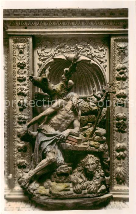 Burgos ES Cathedral - High Constable s Chapel - Saint Jerome