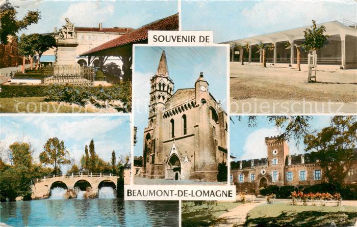 Beaumont-de-Lomagne L Eglise Notre Dame - Chateau de Terride