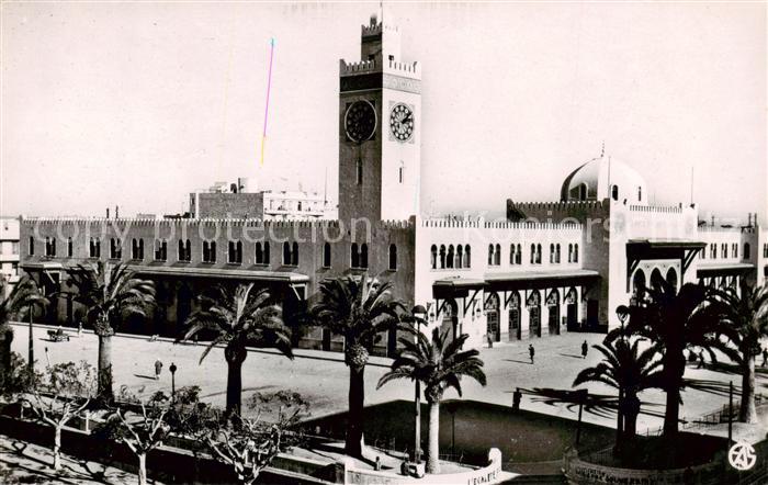 Oran Algerie La Gare C.F.A.