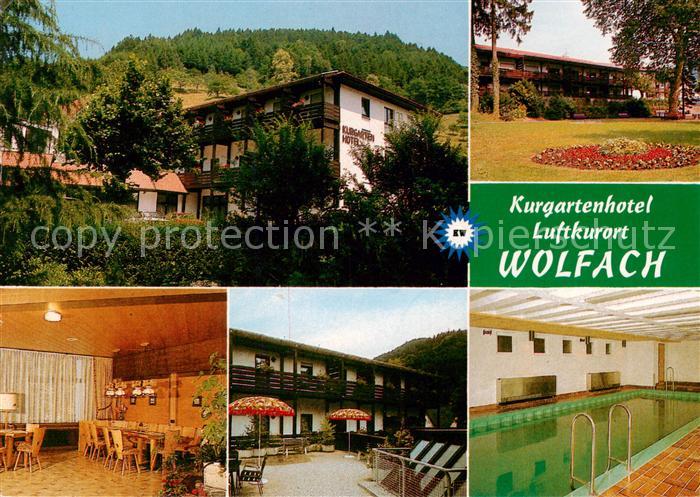 Wolfach Kurgartenhotel Teilansichten m. Hallenbad