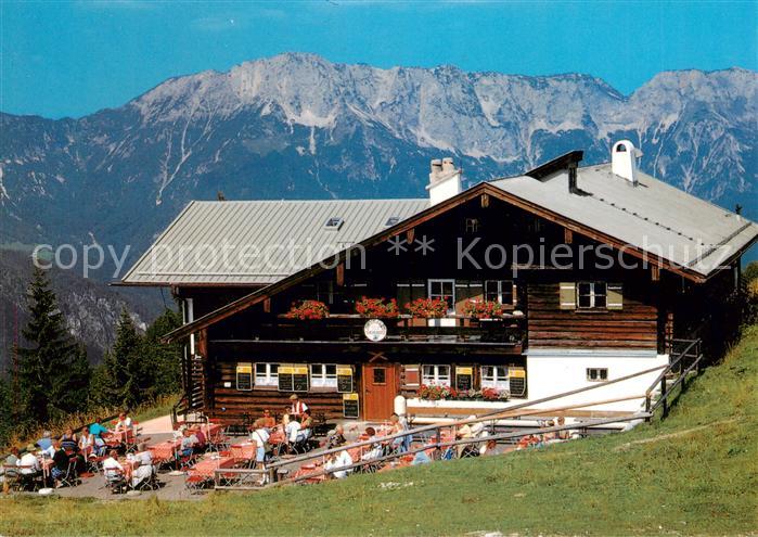 BERCHTESGADEN Bayern Rossfeld-Skihuette Aussenansicht
