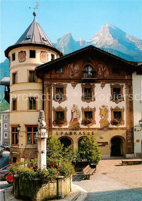BERCHTESGADEN Bayern Marktplatz - Hist. Haus