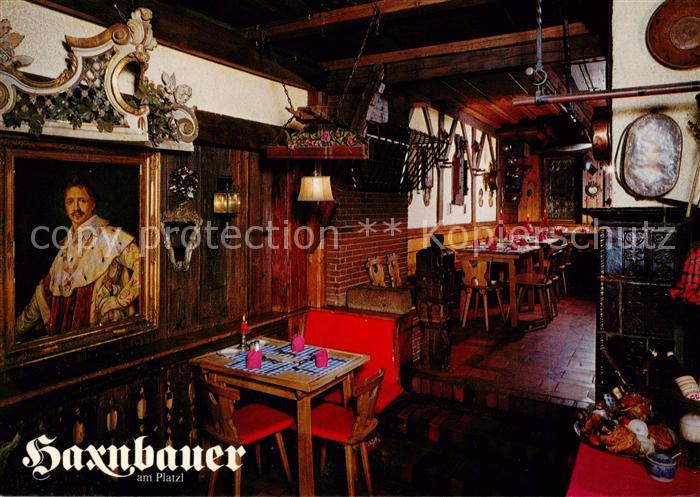 Muenchen Bayern Haxnbauer am Platzl Innenansicht