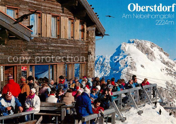 Oberstdorf Nebelhorn-Gipfelhuette m. Aussichtsterrasse