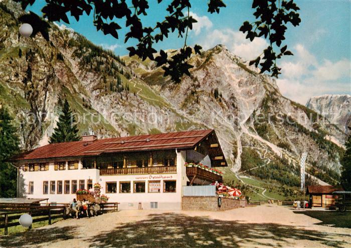 Oberstdorf Berggasthof Oytalhaus Aussenansicht