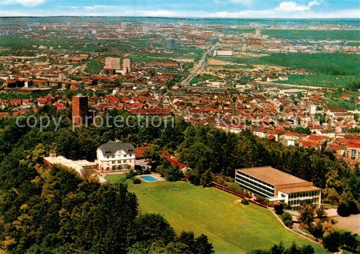 Karlsruhe Baden Fliegeraufnahme Spotschule Schoeneck
