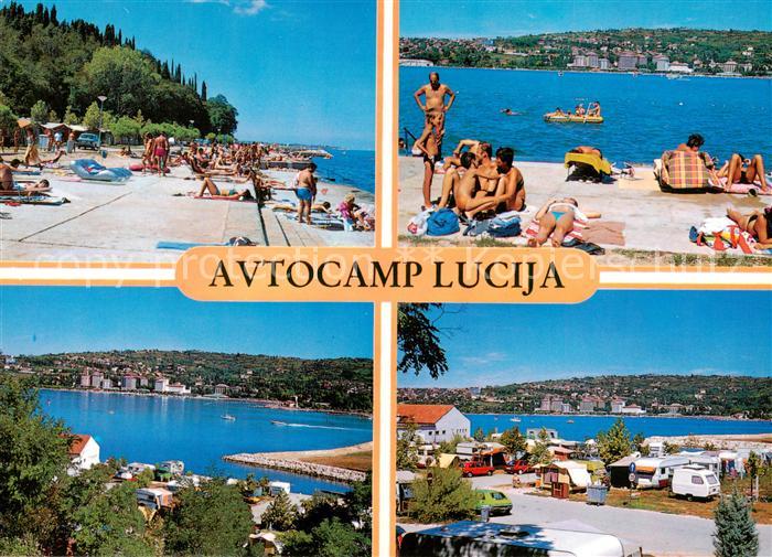 Lucija Slovenia Autocamp Lucija Teilansichten
