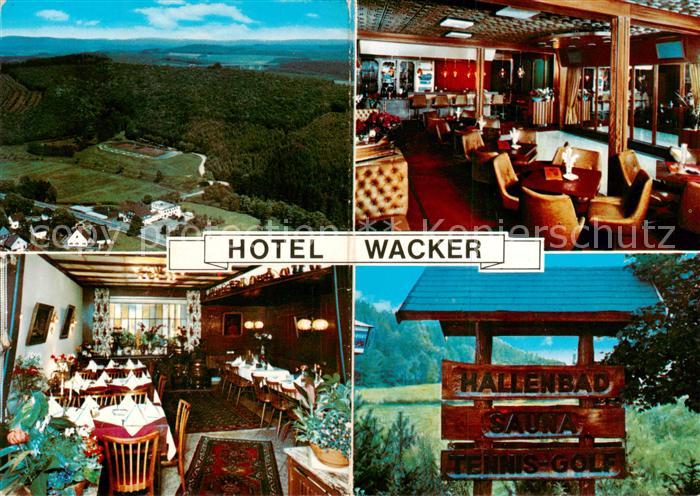 Wenden Biggetal Fliegeraufnahme Hotel Wacker Teilansichten m. Anfahrt