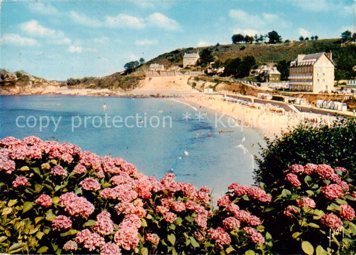 Perros-Guirec La Cite des Hortensias - Plage de Trstrignel
