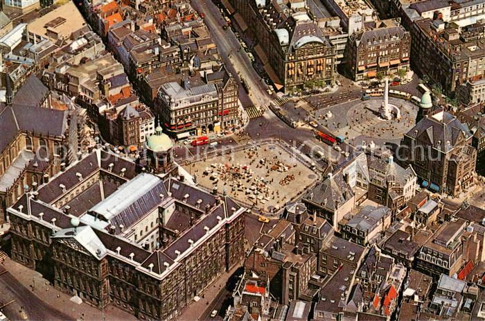 Amsterdam  NL Fliegeraufnahme Der Koenigspalast