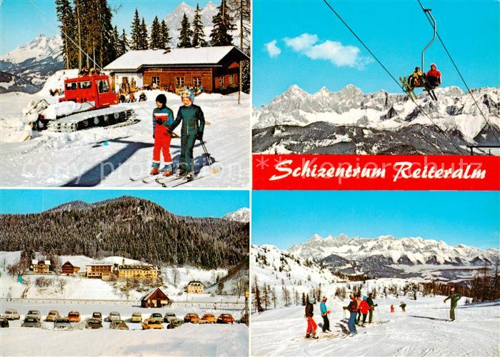 Reiteralm Pichl Ennstal AT Wintersport-Teilansichten m. Skilift