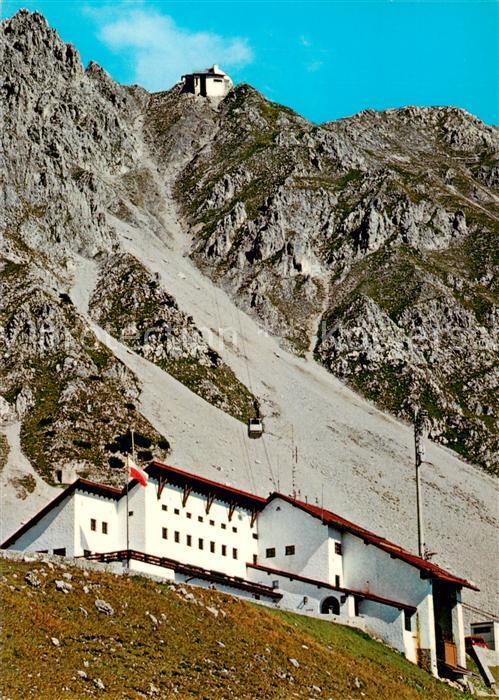 Innsbruck Tirol AT Nordkettenbahn Station Seegrube m. Bergstation Hafelekar