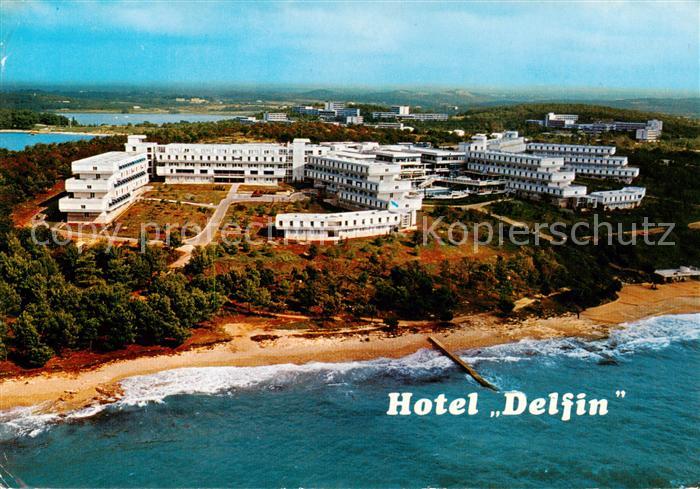 Porec Croatia Fliegeraufnahme Hotel Delfin