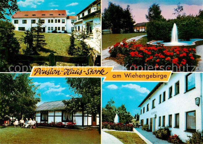 Oldendorf Wiehengebirge Pension  Haus Stork am Wiehengebirge Aussenansichten
