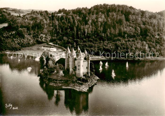VAL  Chateau-de 15 Cantal FliegeraufnahmePort de Yachting Club Bortois - Sa plag