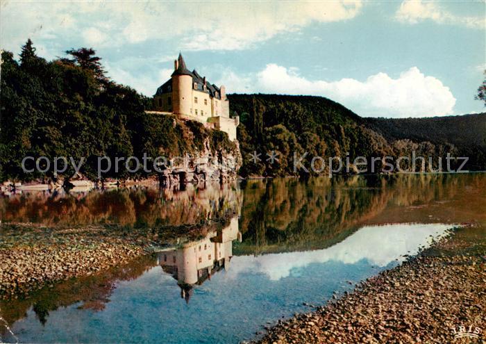 Souillac-Bourzolles 46 Lot Le Chateau de la Treyne au bord de la Dordogne