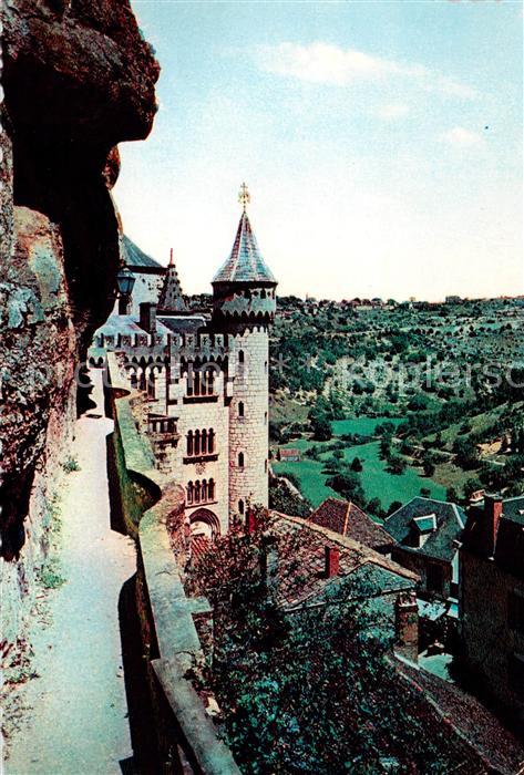Rocamadour Teilansicht Schloss