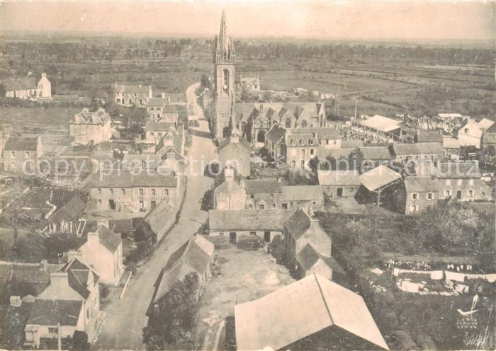 Bodilis Fliegeraufnahme Gesamtansicht