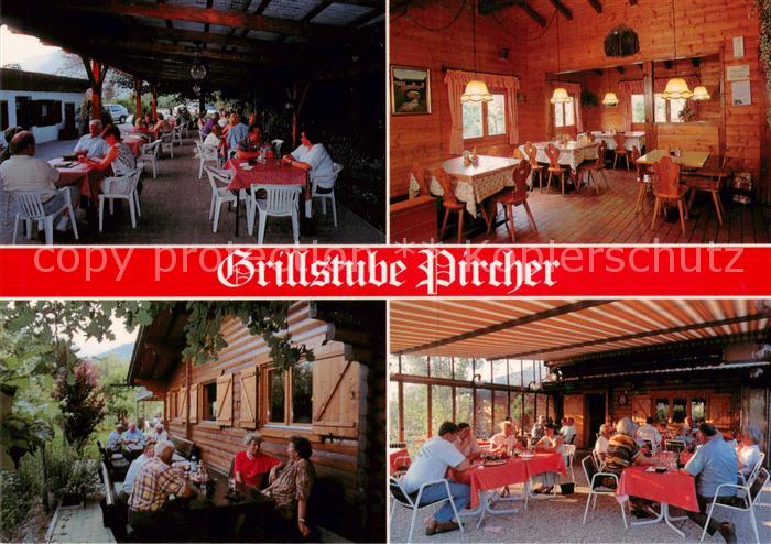 Nals Nalles Suedtirol IT Grillstube Pirchner Gastraum Terrasse